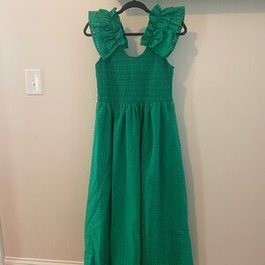 Green Crown & Ivy Maxi Dress